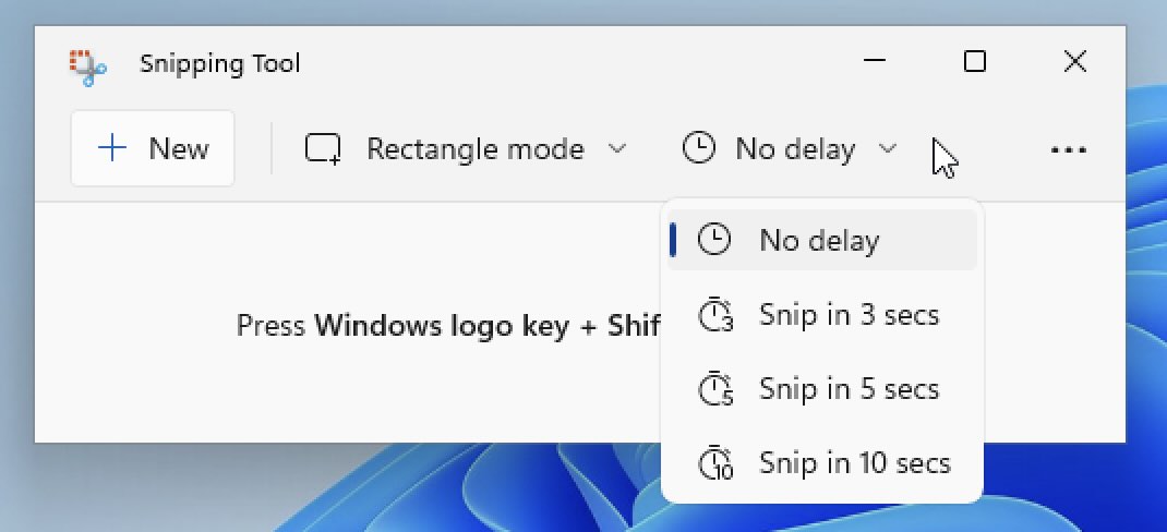 Add Delay to Snips on Windows